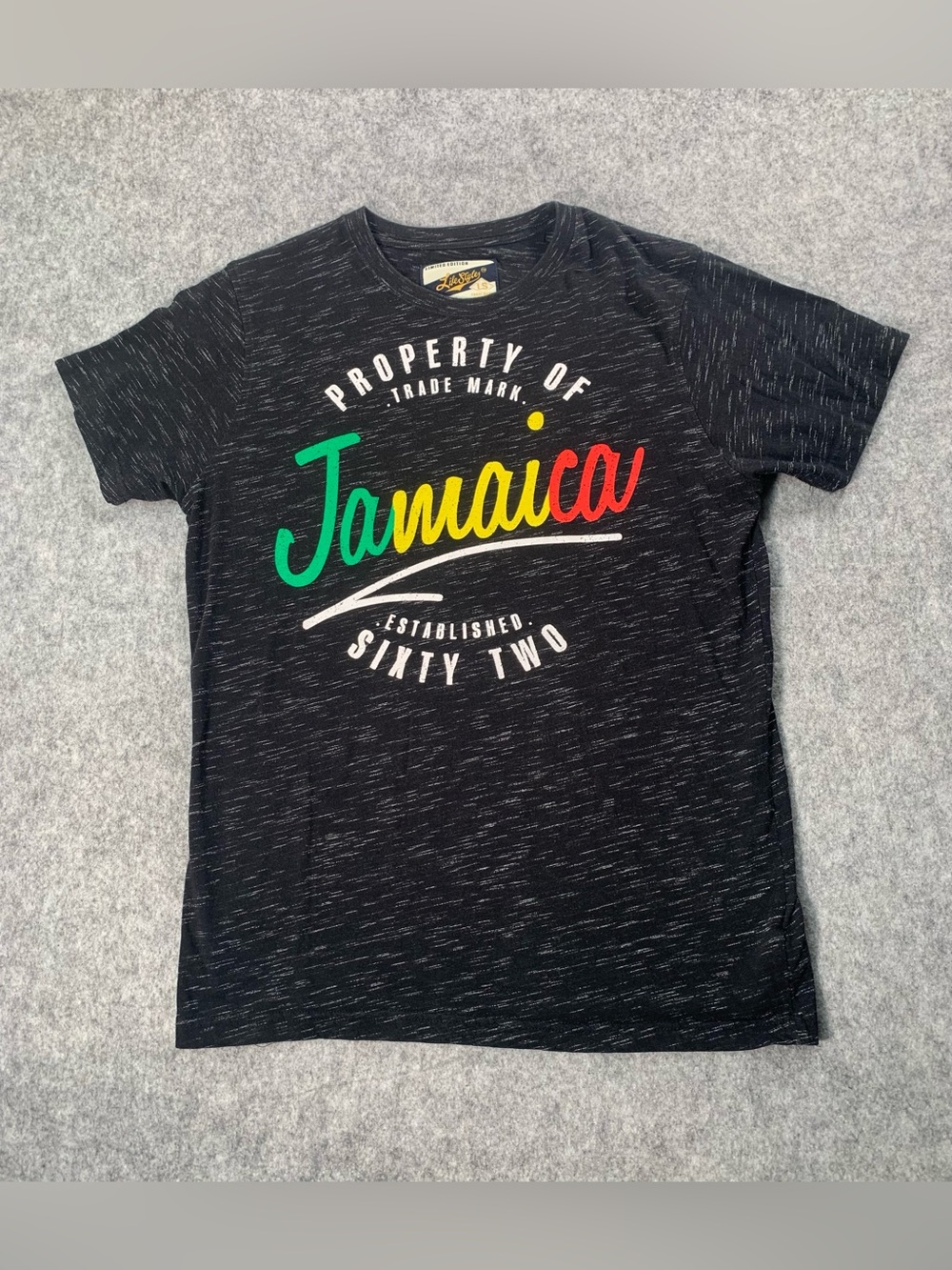Lifestyle Jamaica Graphic Tee in Green/Yellow/Red